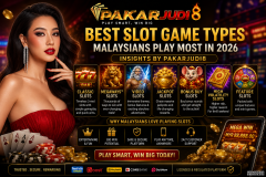 Best Slot Game Types Malaysians Play Most in 2026 — Insight - Pakarjudi8 Malaysia